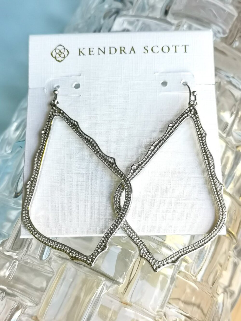 Kendra Scott Drop Earrings - Sophee - Silver